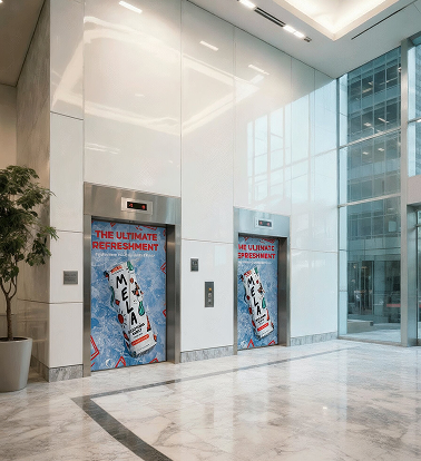 DTLA Office Tower – Elevator Wraps
